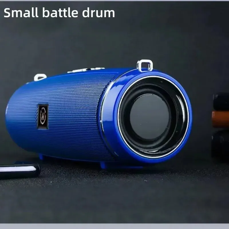 200W Portable Bluetooth Speaker - IPX7 Waterproof Outdoor HiFi Pillar Subwoofer with FM Radio & TF Card Boom Box