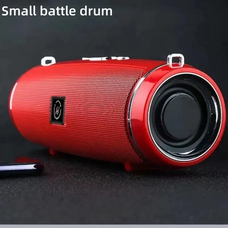 200W Portable Bluetooth Speaker - IPX7 Waterproof Outdoor HiFi Pillar Subwoofer with FM Radio & TF Card Boom Box