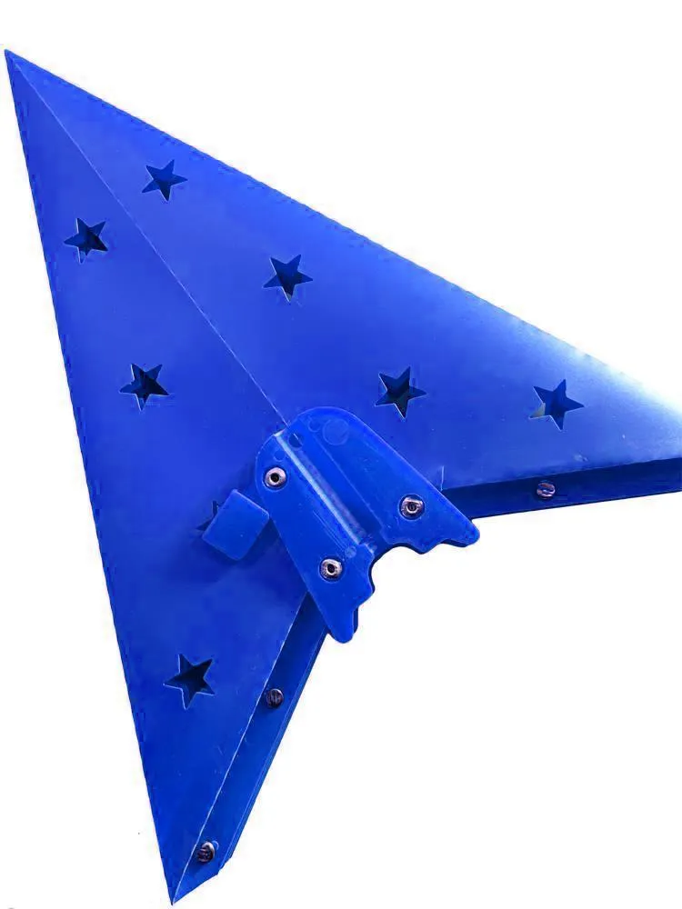 BLOWOUT 12" Dark Blue Weatherproof Star Lantern Lamp, Hanging Decoration