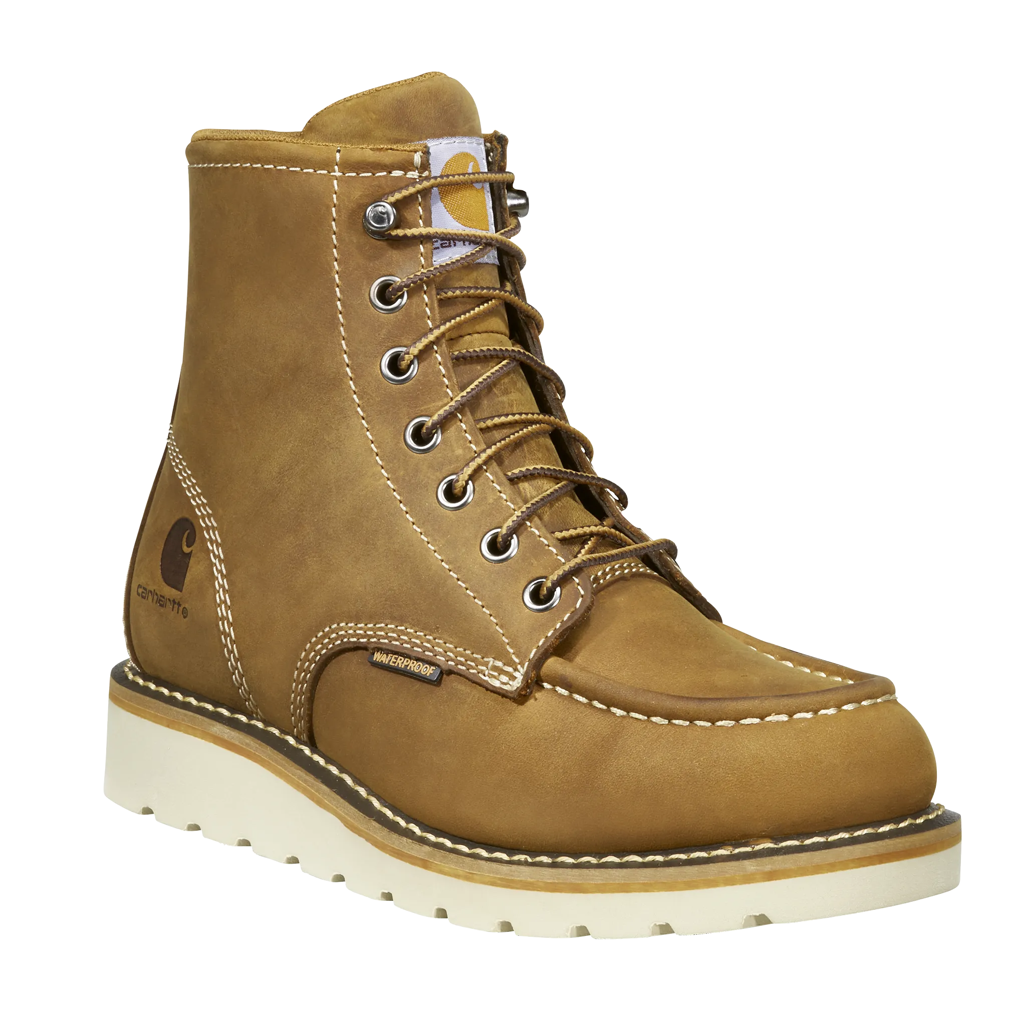 Carhartt Women's Waterproof 6-Inch Moc Toe Steel Toe Wedge Boot
