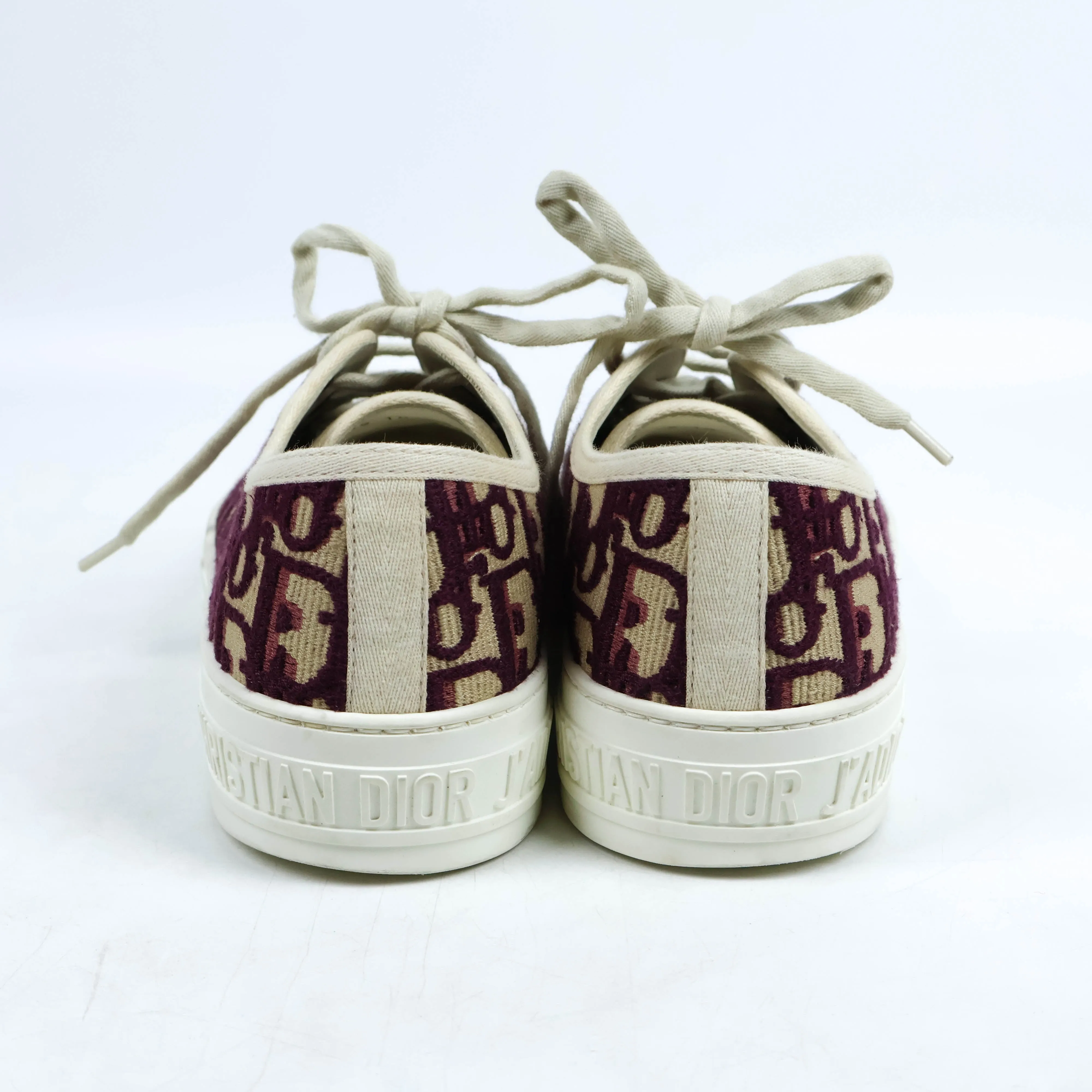 Christian Dior Sneakers Oblique Burgundy