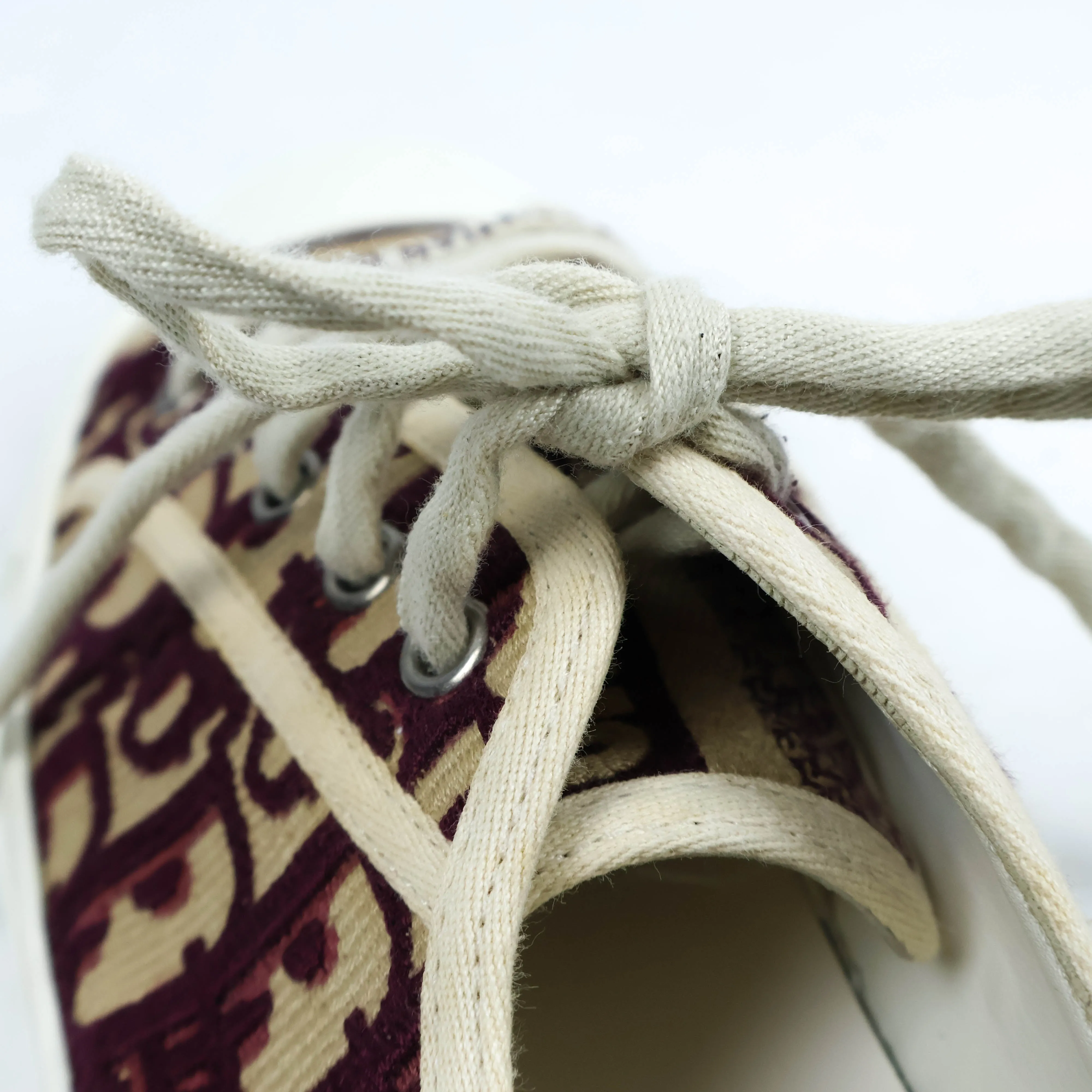 Christian Dior Sneakers Oblique Burgundy