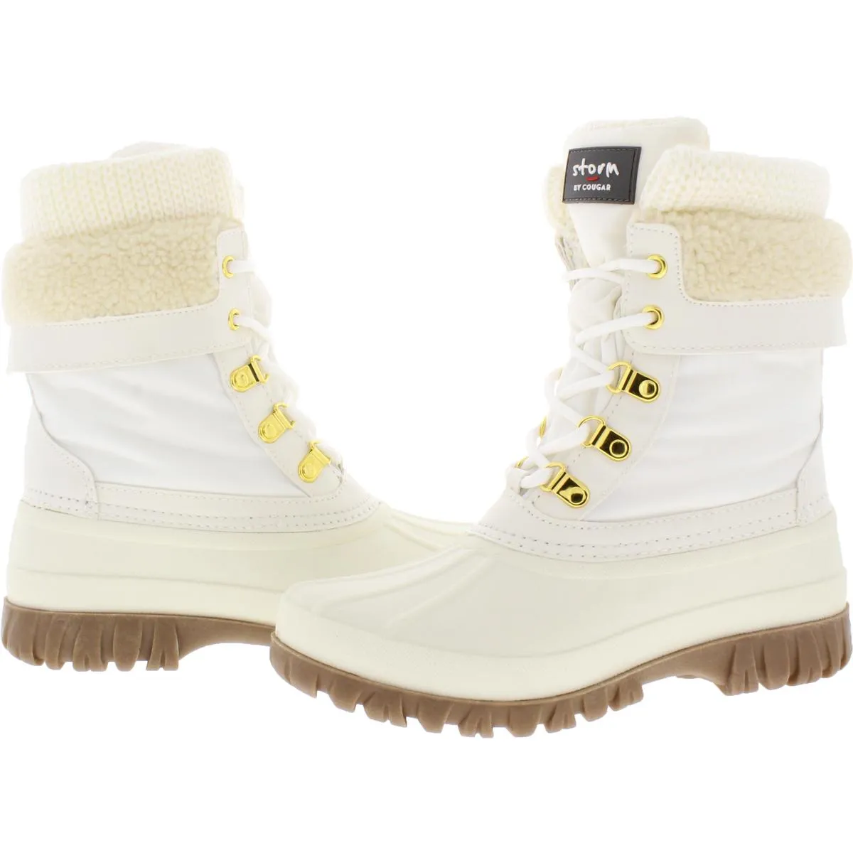 Cougar Women's Creek Waterproof Faux Fur Insulated Winter Snow Boots