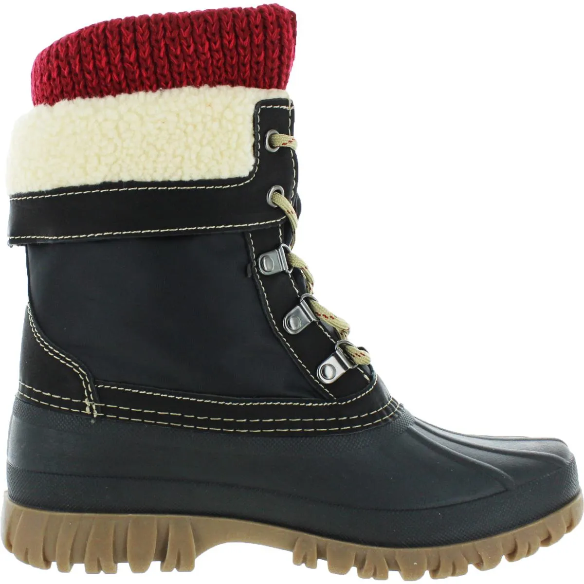 Cougar Women's Creek Waterproof Faux Fur Insulated Winter Snow Boots
