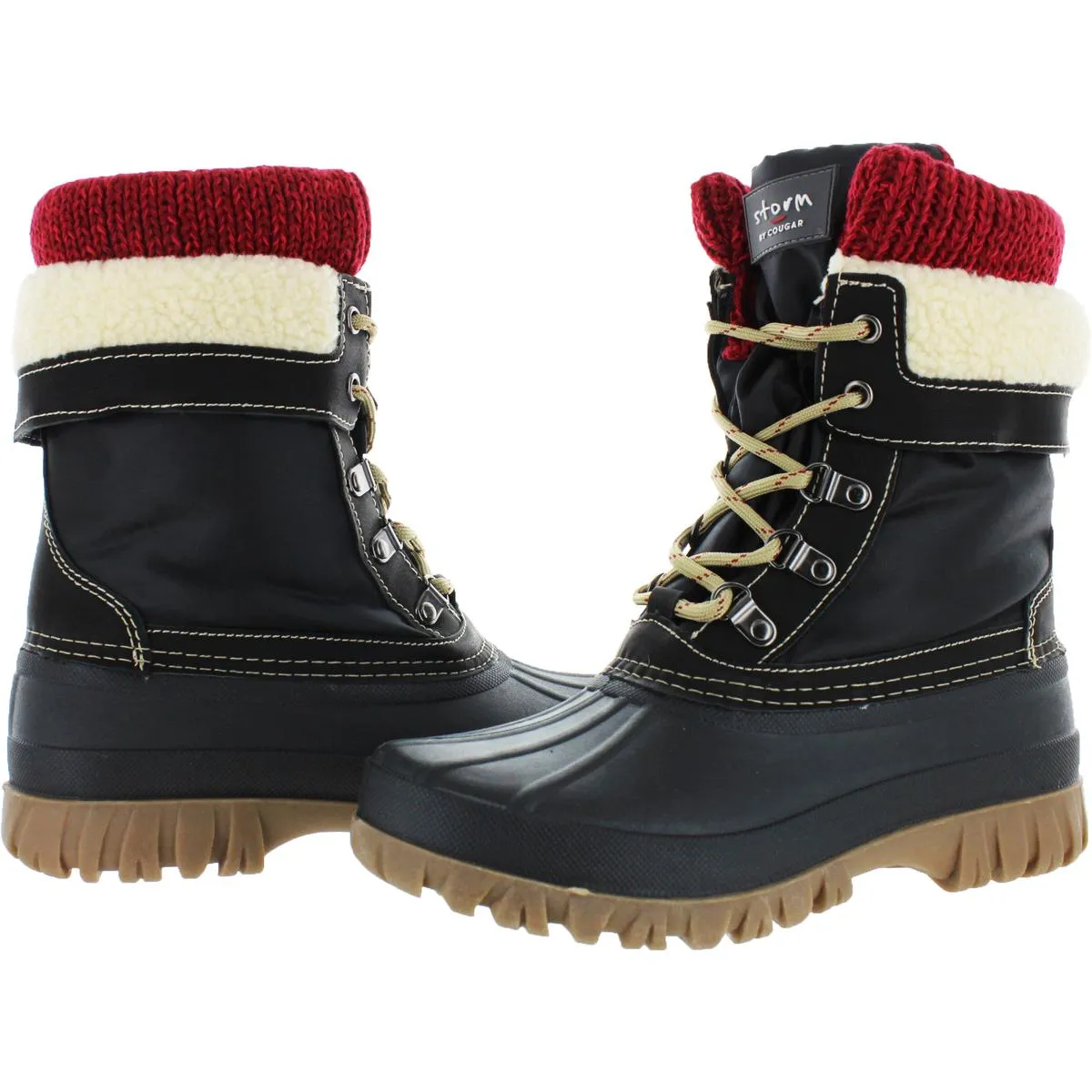 Cougar Women's Creek Waterproof Faux Fur Insulated Winter Snow Boots