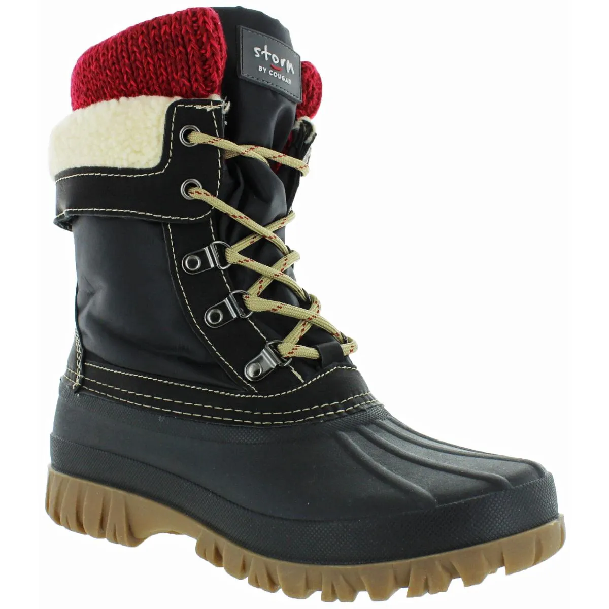 Cougar Women's Creek Waterproof Faux Fur Insulated Winter Snow Boots
