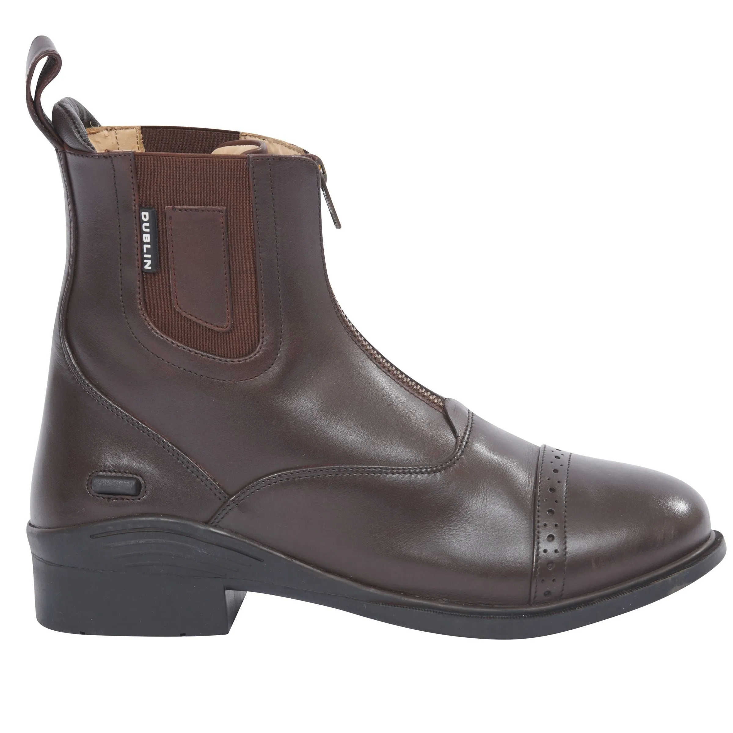 Dublin Evolution Zip Paddock Boot Brown