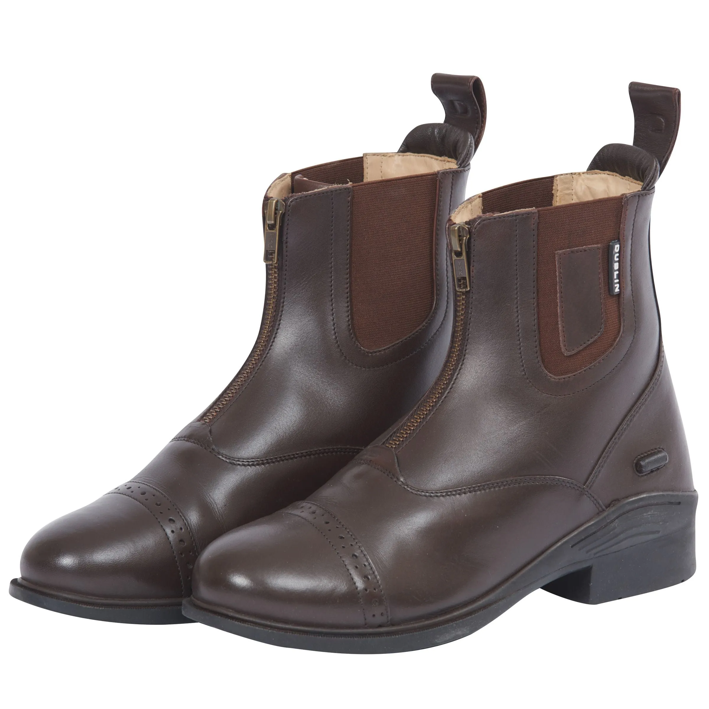 Dublin Evolution Zip Paddock Boot Brown