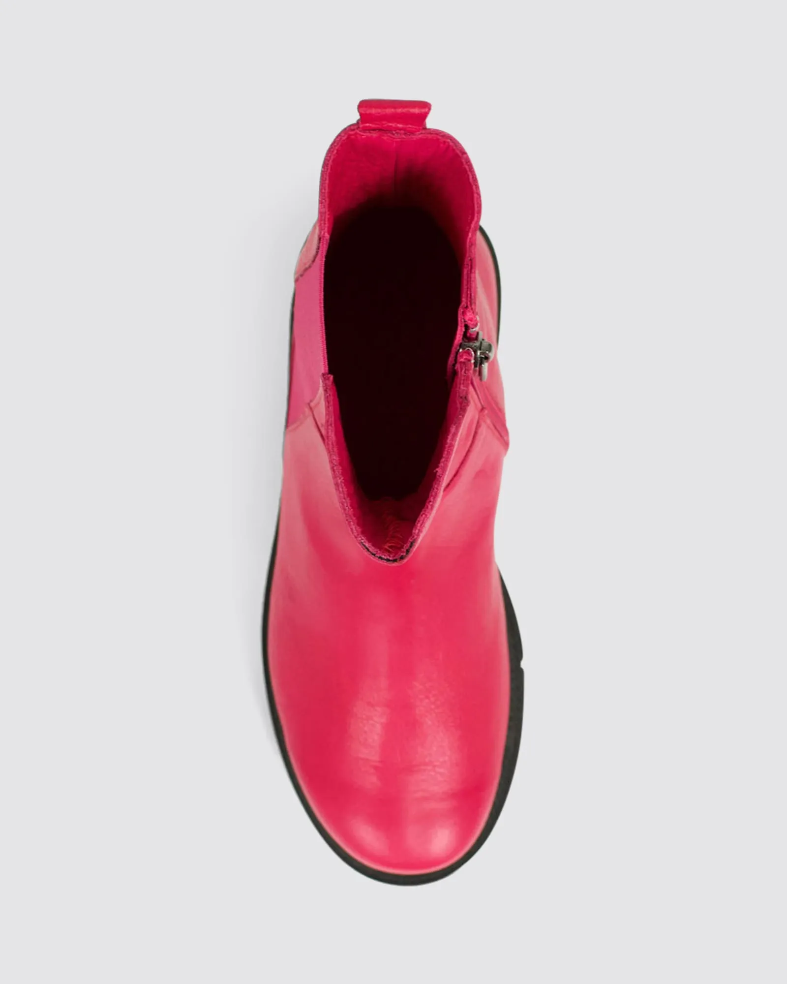 EG162 ANKLE BOOTS FUSCHIA LEATHER