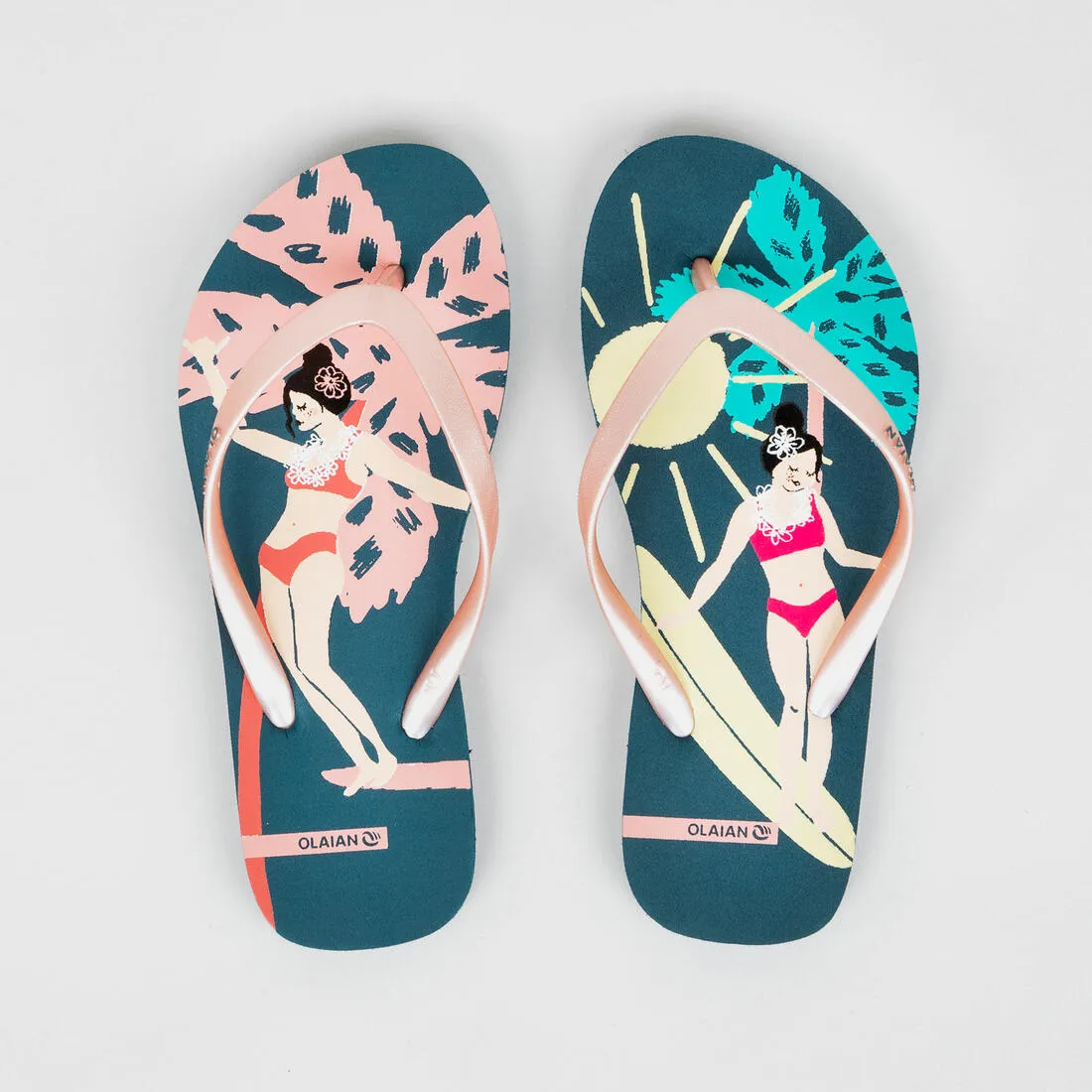 Girls' Flip-Flops - 120 Miu