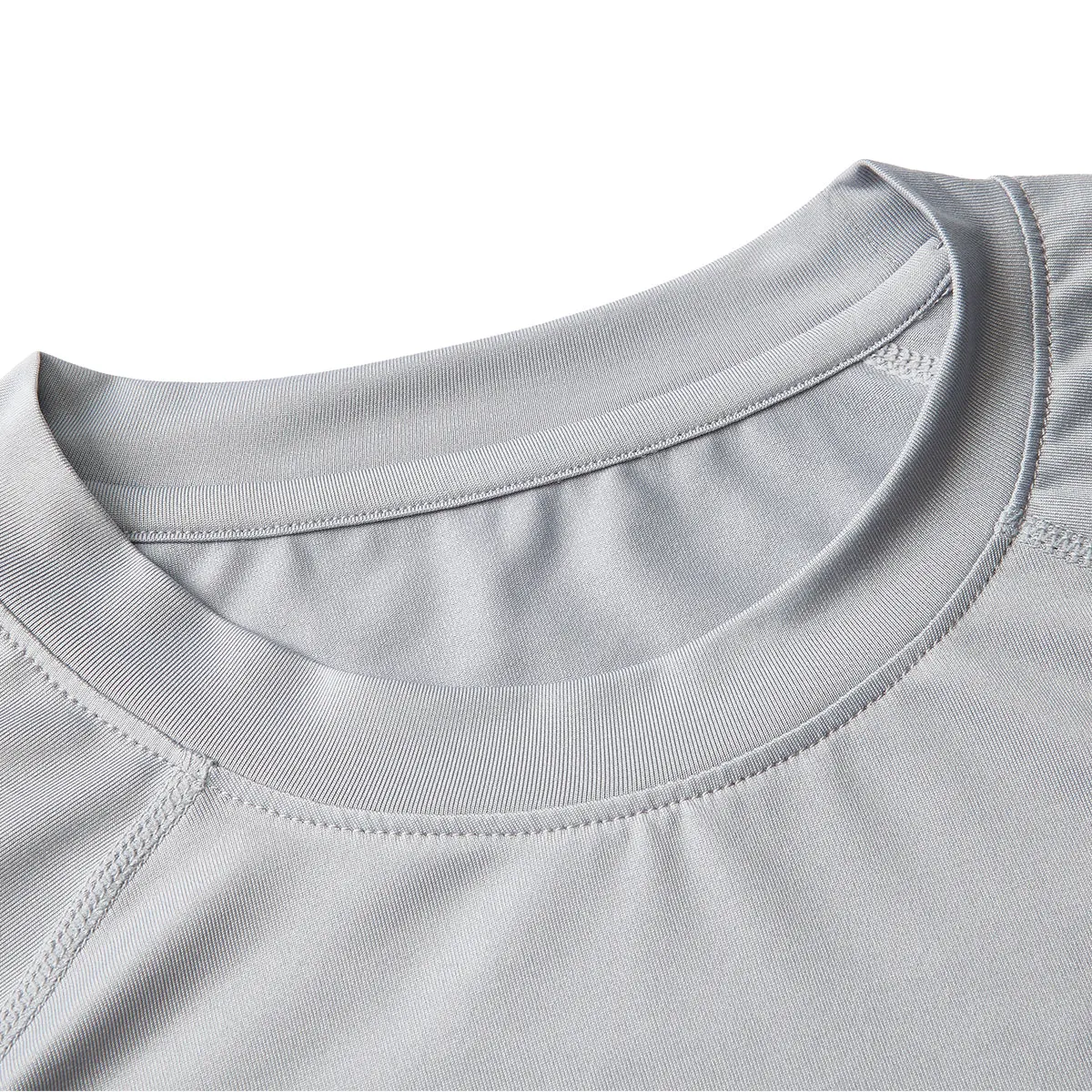 HUGE SPORTS UPF50  Men’s Short Sleeve Rash Guard  - Gray