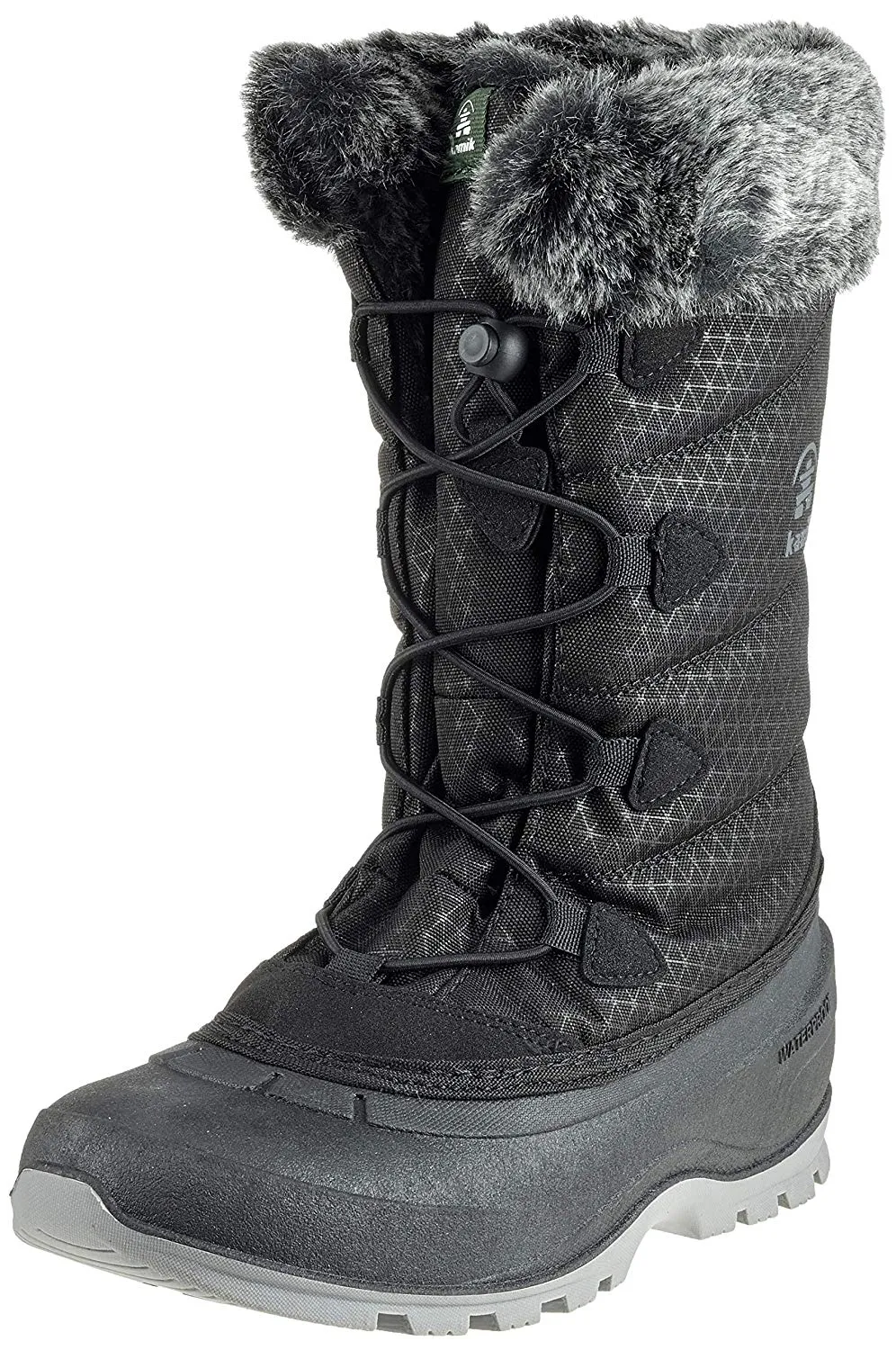 Kamik Women's MOMENTUM2 Snow Boot, Black, (8, black)