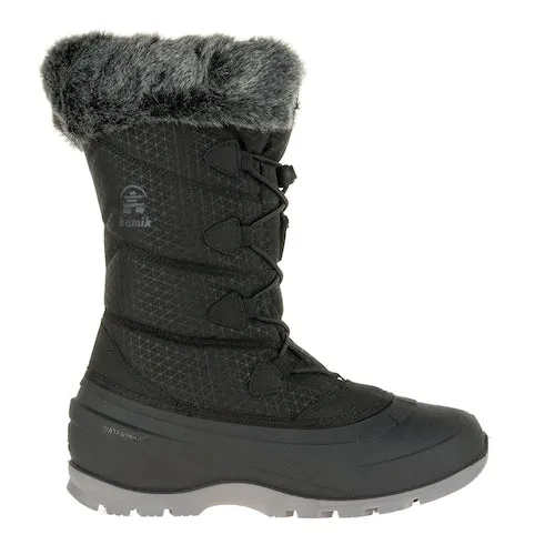 Kamik Women's MOMENTUM2 Snow Boot, Black, (8, black)