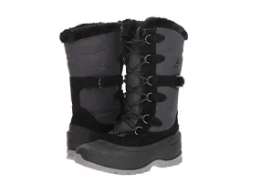 Kamik Women's Snovalley2 Snow Boot (6, BLACK)