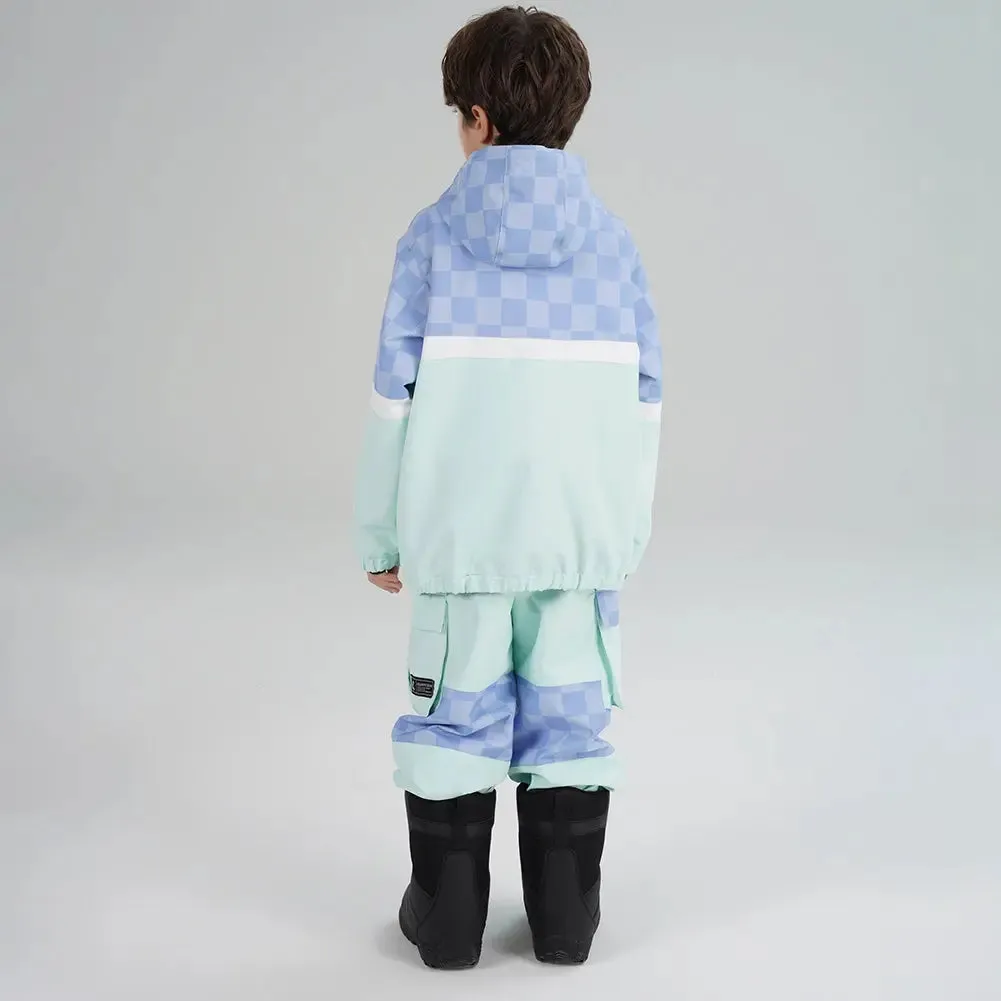 Kids' Hooded Insulated Snowboard Jacket and Snow Pants