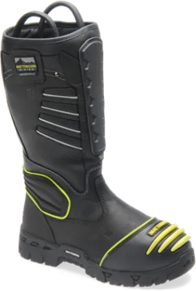 Matterhorn MTC703 Men's 15" Pull-On Waterproof Work Boot with TigerTip and Internal Metguard - Black