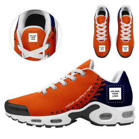 Personalized Bright colors Sneakers, Custom Pumpkin color Shoes, Unisex Sport Shoes,TN-23020091