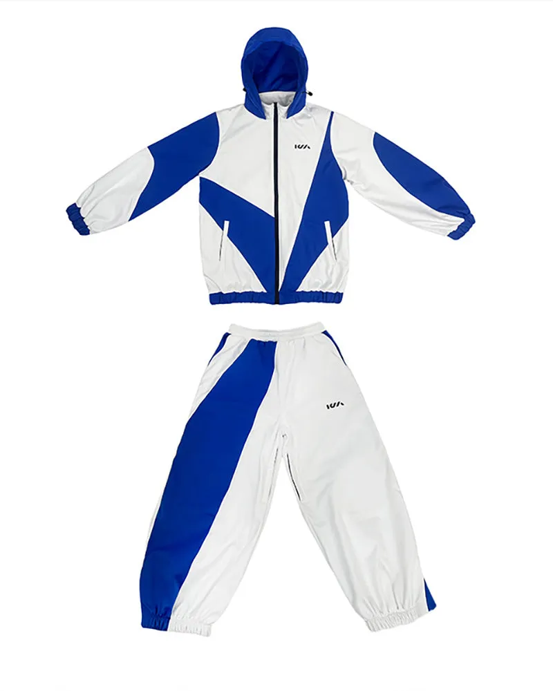 Ski Wear Patchwork Unisex Ski Jacket&Pants Suit