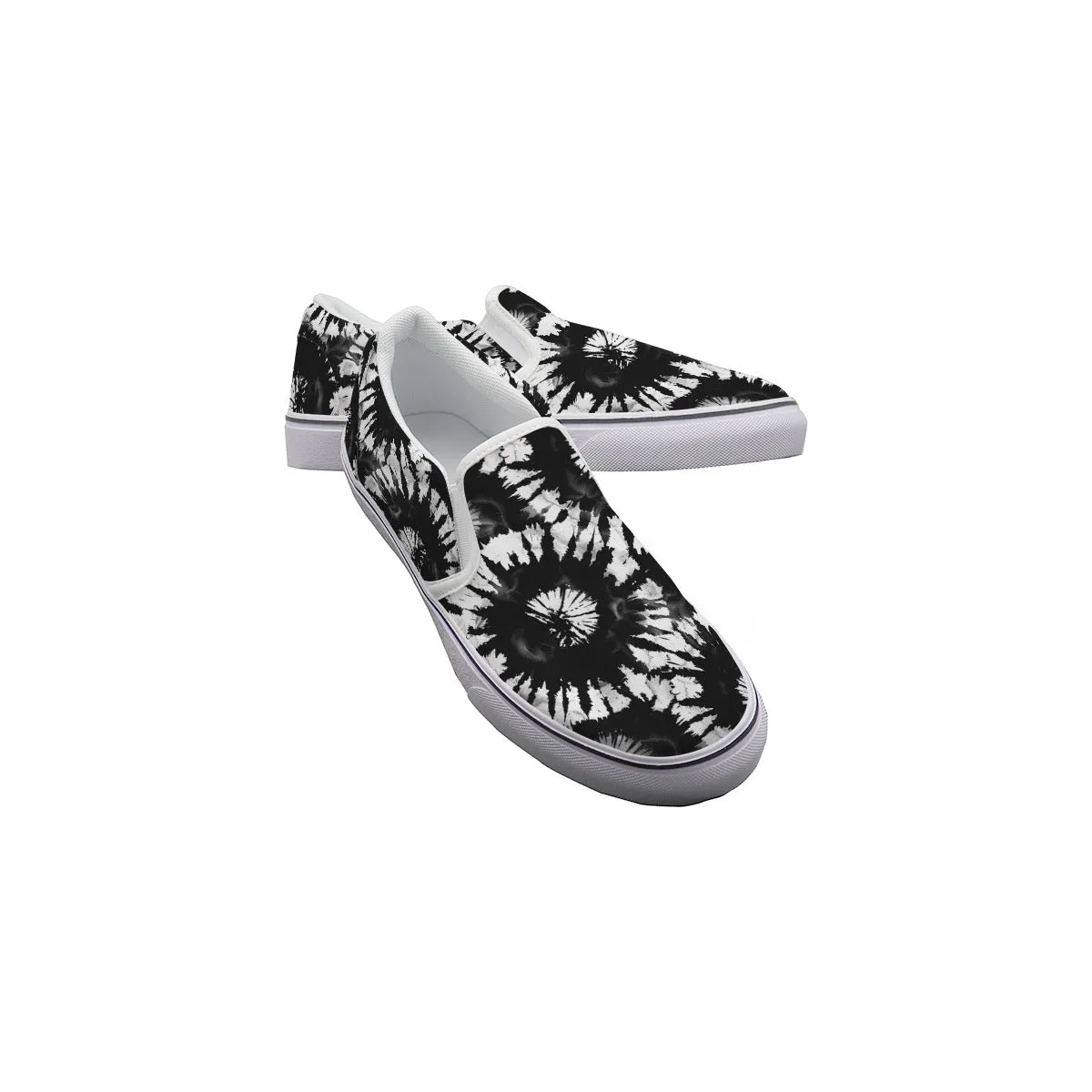 Tie Dye Themed Men's Slip On Sneakers