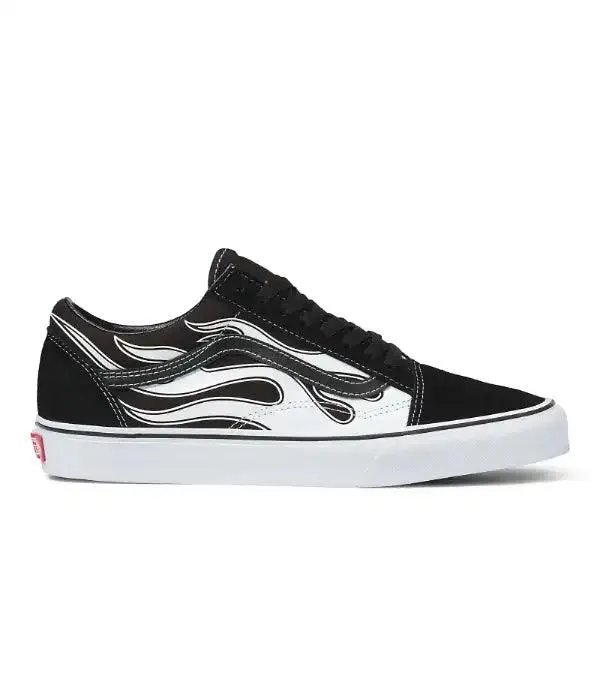 Vans - Old Skool (Flames Black/True White)