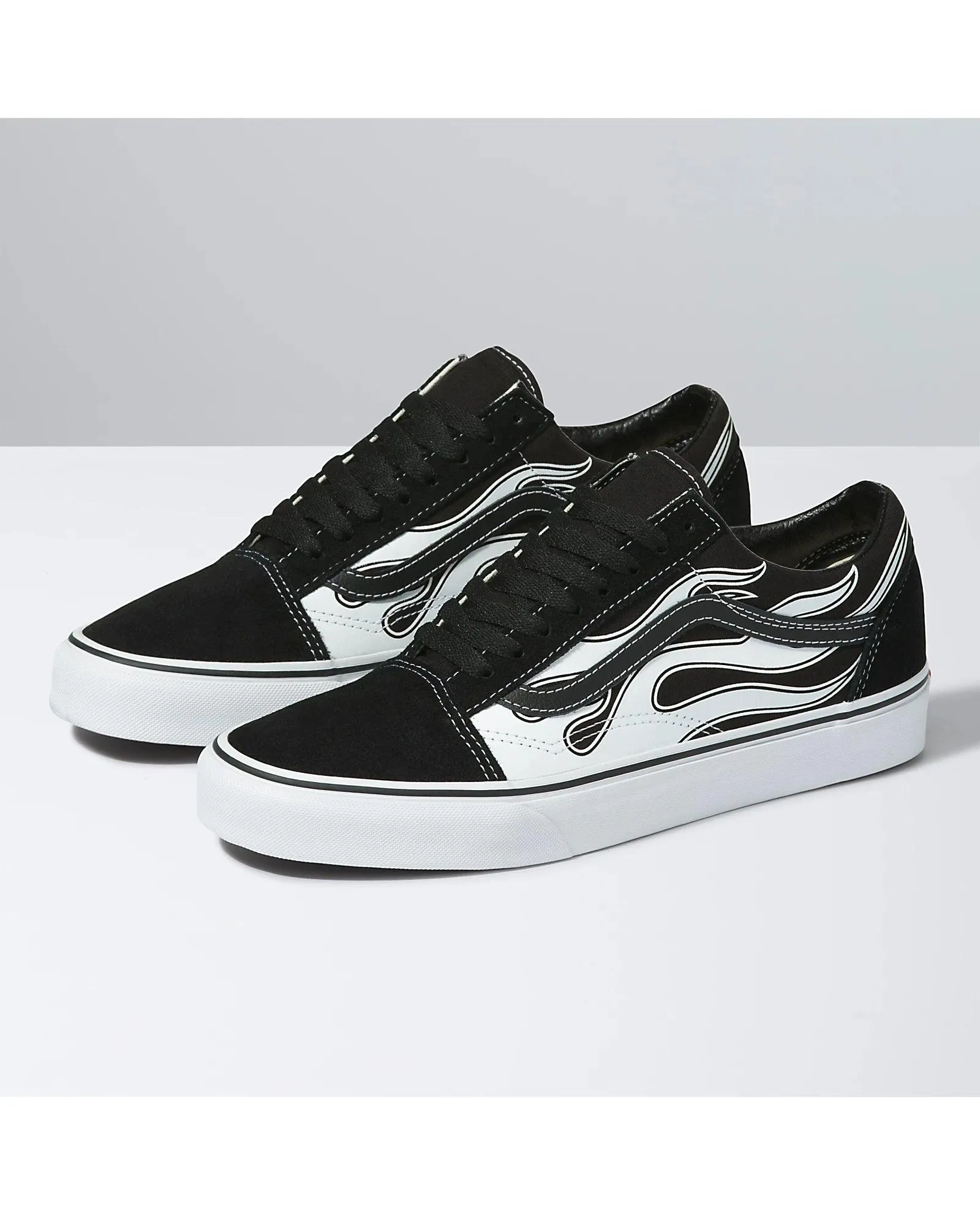 Vans - Old Skool (Flames Black/True White)