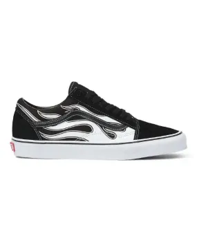 Vans - Old Skool (Flames Black/True White)